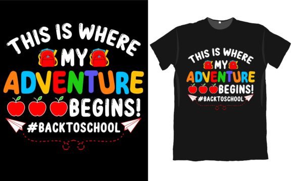 Adventure Back to School T Shirt Design: Creative and Practical for Kids