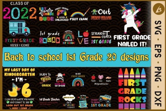 Back to School 1st Grade Bundle SVG: A Creative Resource for Educators and Parents