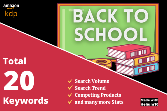 Back to School Keyword List Amazon Kdp