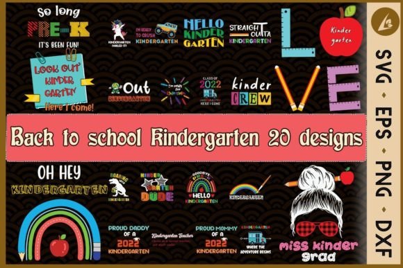 Back to School Kindergarten Bundle SVG: A Creative Resource for Educators and Parents