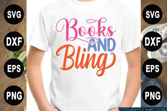 Back to School T-Shirt Design: Books, Bling, and Creative Expression