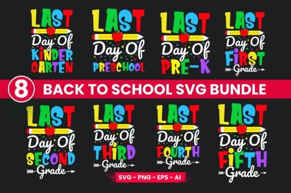 Back to School T-Shirt Design SVG Bundle