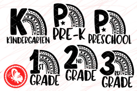 Bundle Back to School Preschool Rainbow