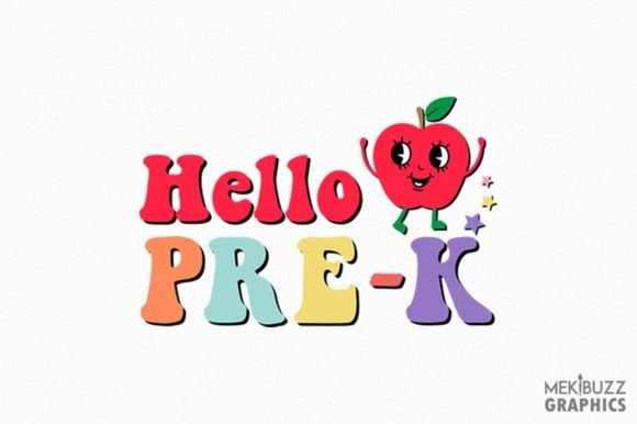 Hello Pre K Back to School PNG Clipart: A Must-Have for Creative Projects