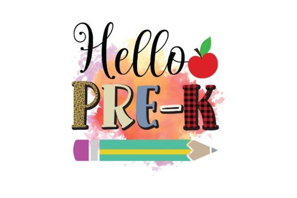 Hello Pre-k PNG - Back to School PNG