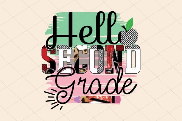 Hello Second Grade, Back to School: A Versatile Design for Creative Expression
