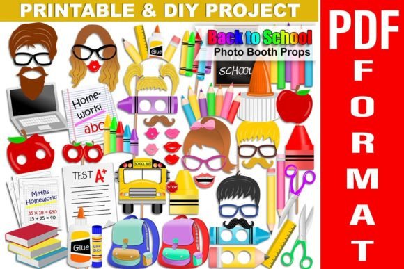 Printable Back to School Photo Props
