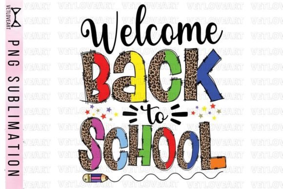 Welcome Back to School Leopard PNG: A Versatile Digital Design for Creative Projects